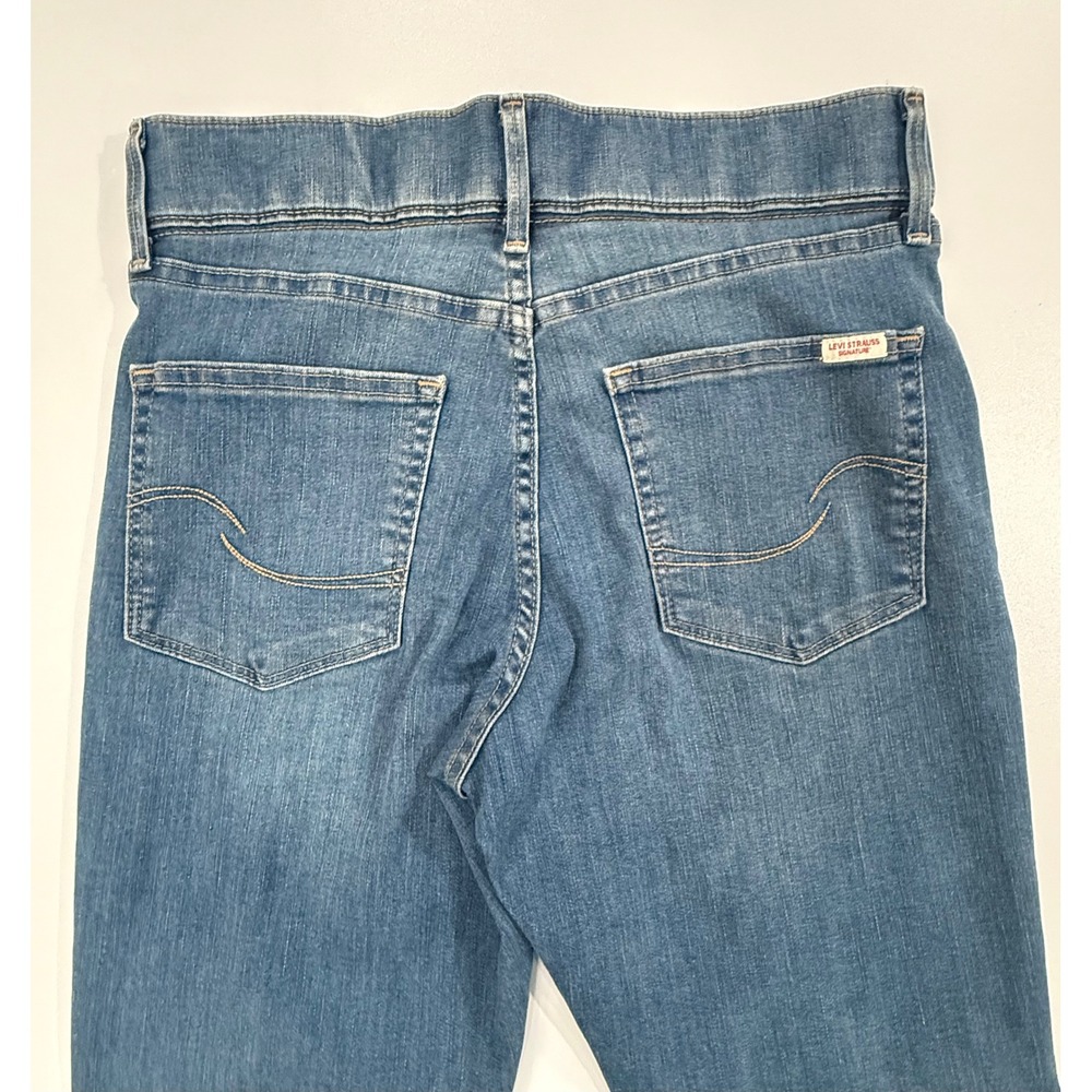Levi Strauss Signature Womens Perfect Pull On Skinny Shaping Jeans Size 6  W388 - Picture 8 of 13